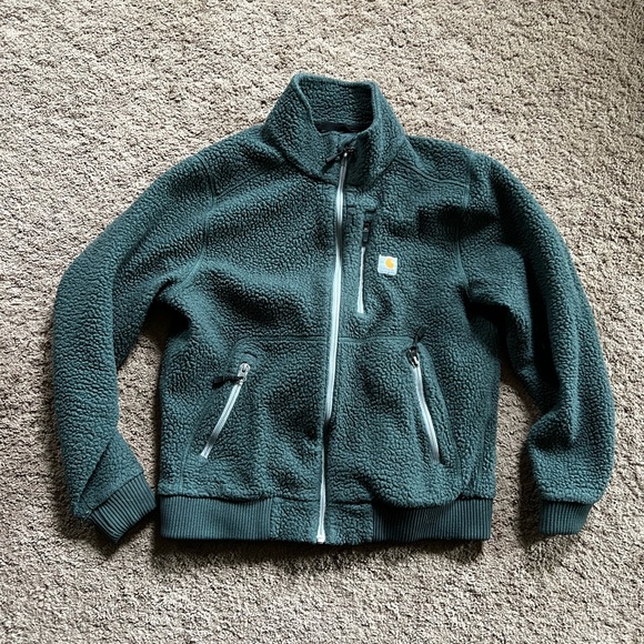 Carhartt Deep Pile Full Zip Fleece Sherpa Jacket - Picture 1 of 3